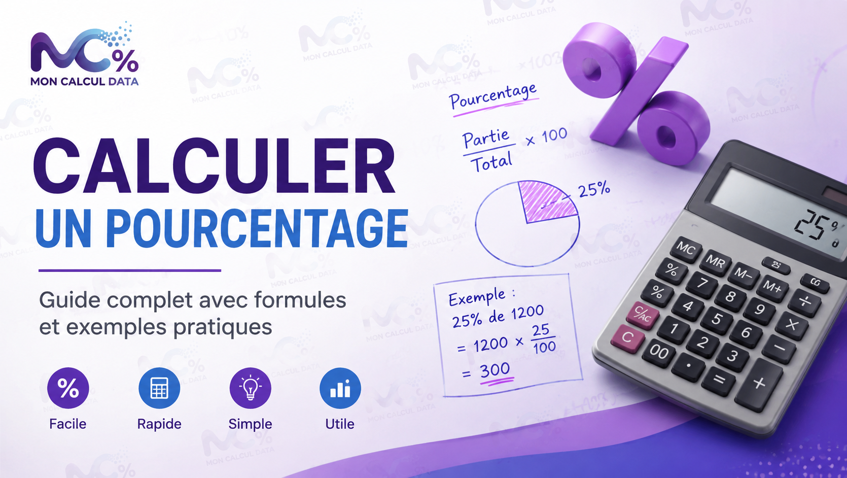 Read more about the article Comment calculer un pourcentage facilement : guide complet avec exemples