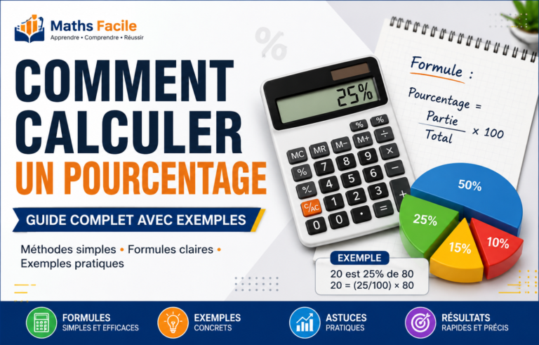Comment calculer un pourcentage