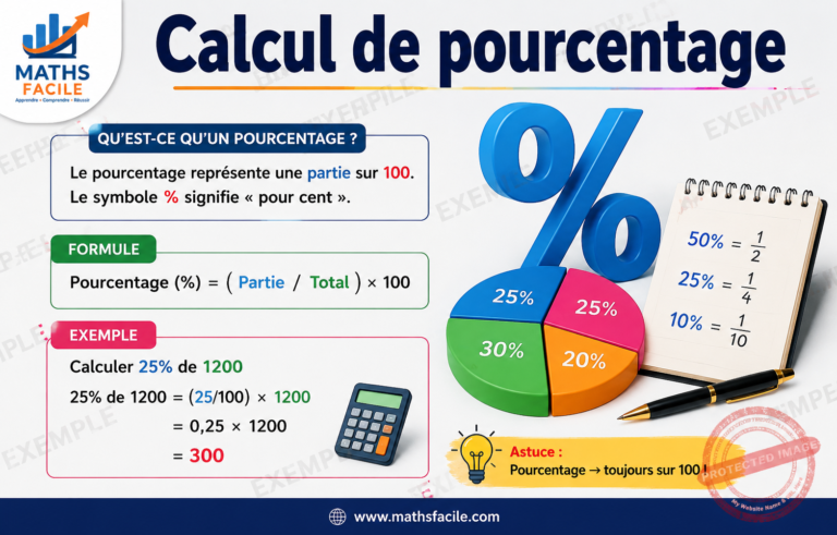 Calcul de pourcentage