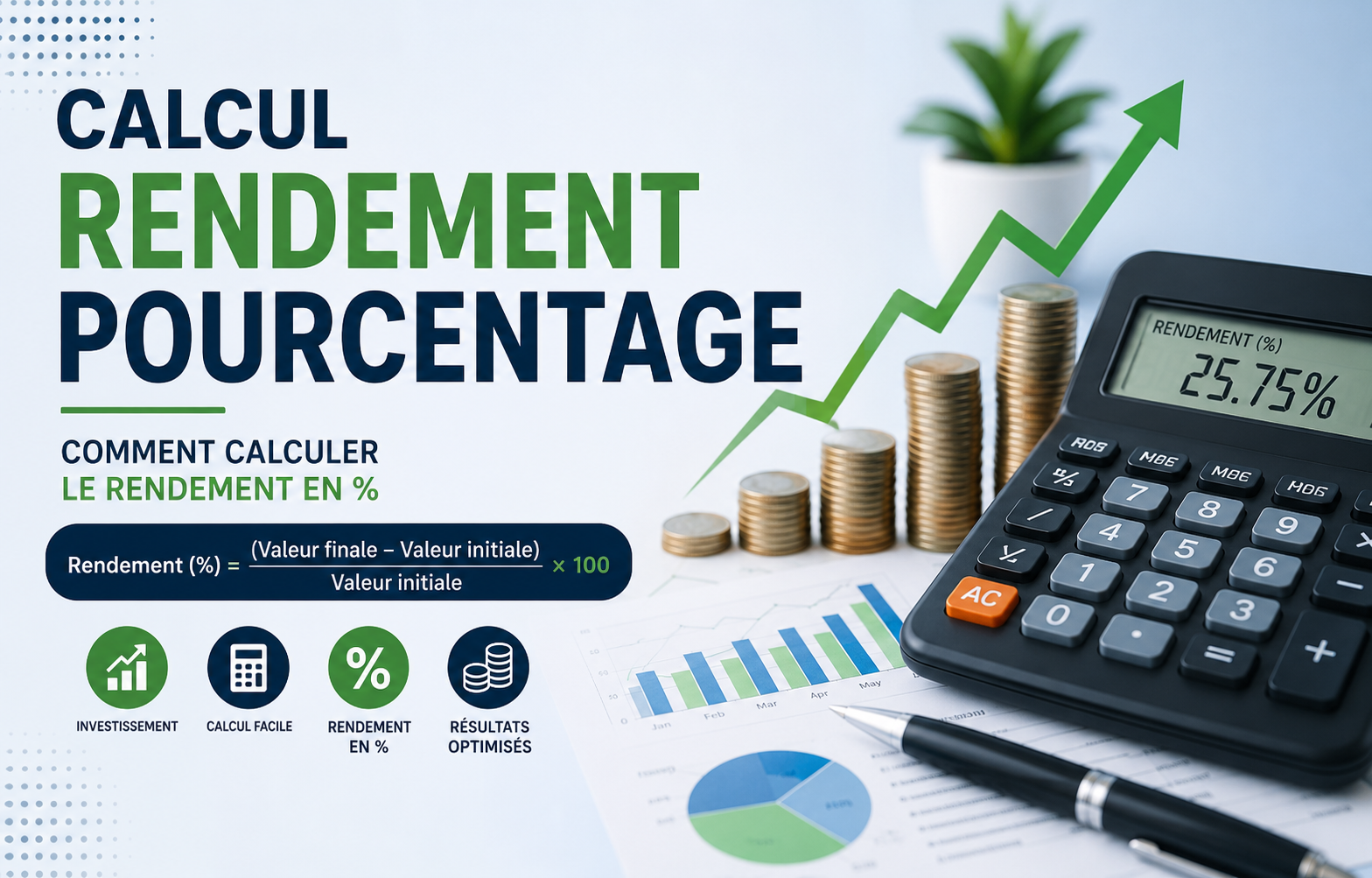 You are currently viewing Comment calculer un pourcentage de rendement