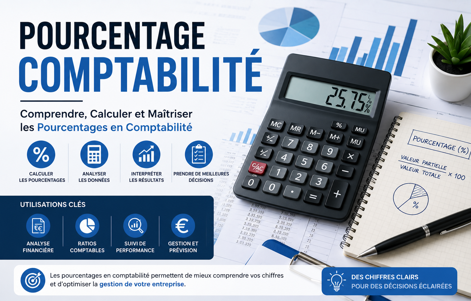 You are currently viewing Calcul du pourcentage en comptabilité – Guide pratique