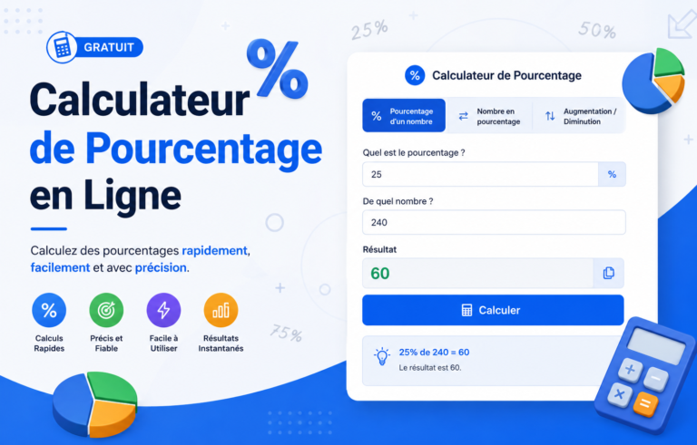 calculateur de pourcentage en ligne